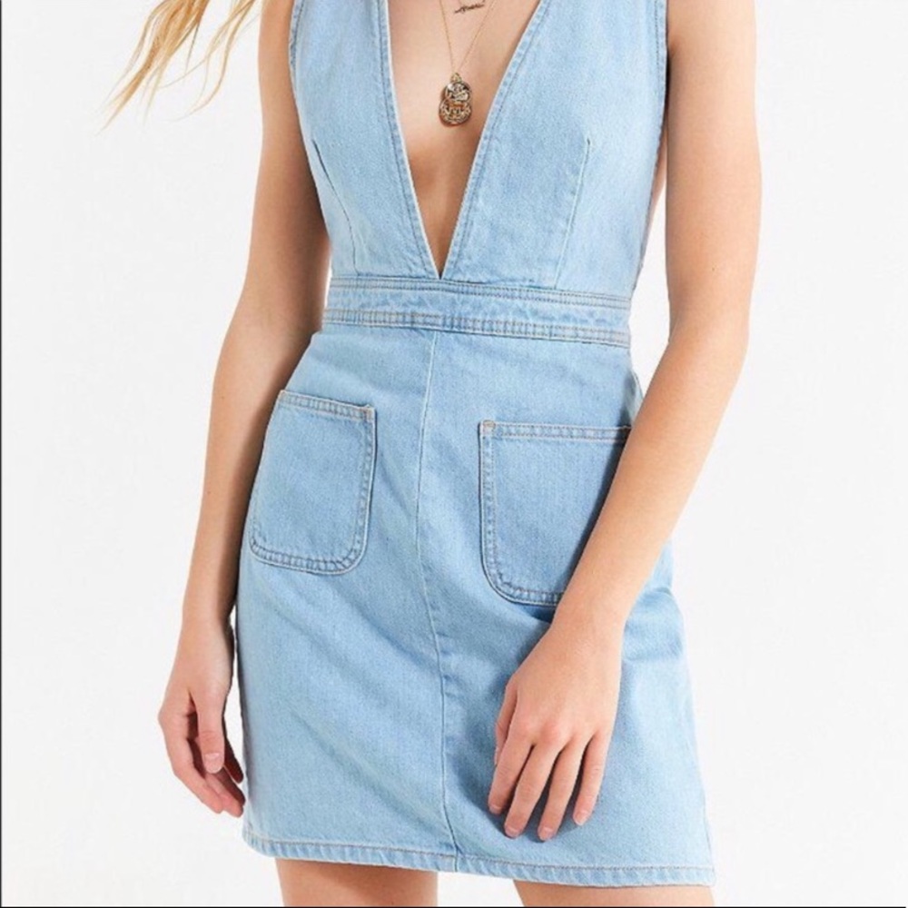 BDG Light Blue Denim Dress
